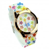 RELOJ FLORES CORREA SILICONA